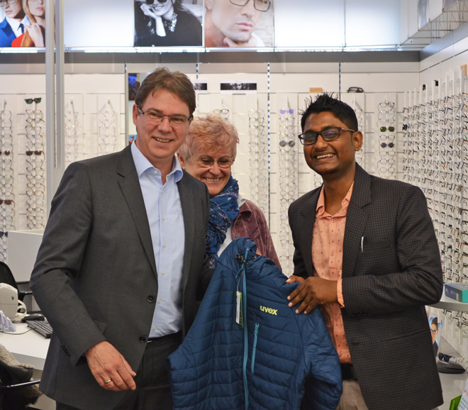 Dirk Breitenberger, uvex safety group, Tinku Mukherjee