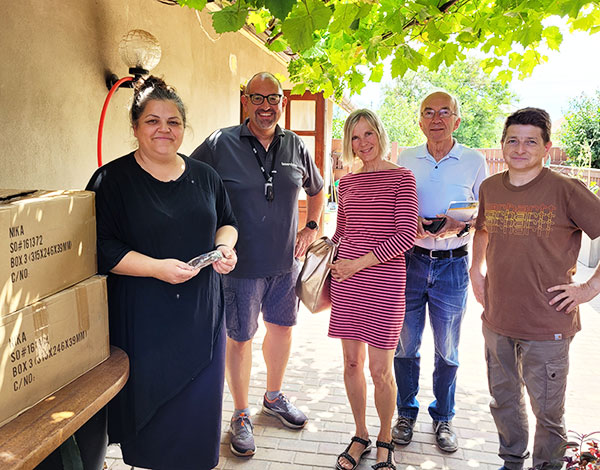 Stopp in Arad bei Melanie und Valentin Hübner