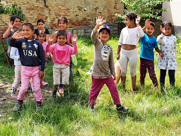 Augenscreening, Untersuchung im Kindergarten, Archita, Rumänien 2022