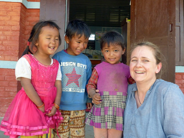 Gaby Jackson, UVEX in Nepal für Vision for the World Gaby Jackson, UVEX in Nepal für Vision for the World