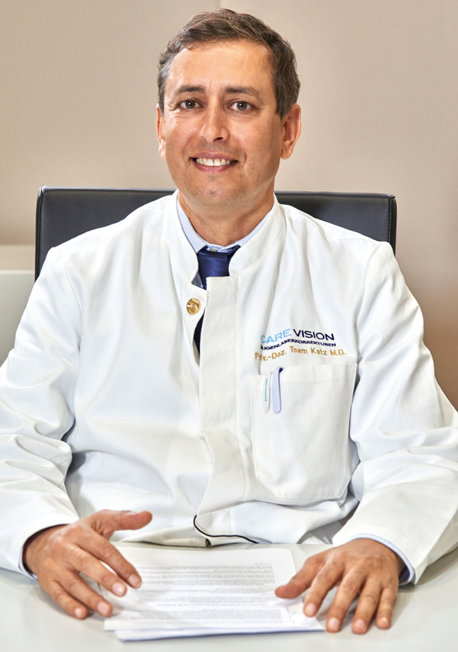 Privatdozent Toam Katz M.D., medizinischer Leiter von CARE Vision Augenlaserkorrekturen