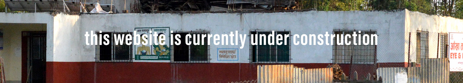 Homepage Vision for the World is under Construction